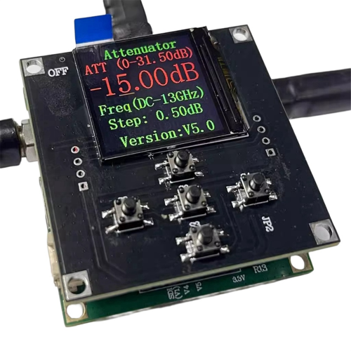 Digitale programmeerbare verzwakker 0-31,5 dB dynamisch bereik 0,5 dB stap 1
