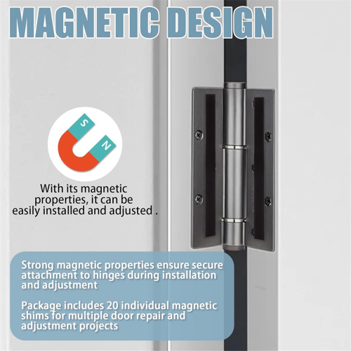 20 Pack 4x1/4Inch Magnetic Hinge Shims 1