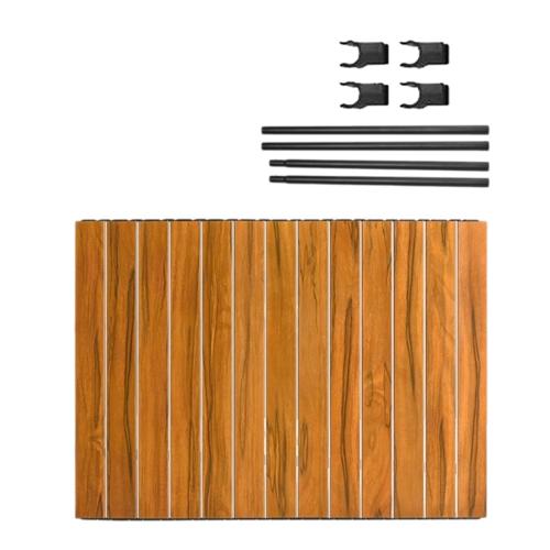 Table pliante portable couleur bois 20 cm