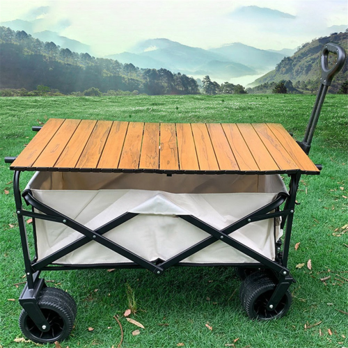 Table pliante portable couleur bois 20 cm 2