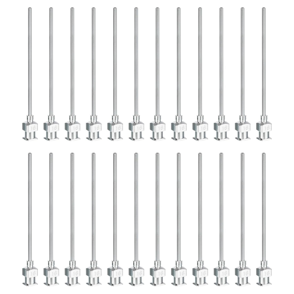 Blunt Tip Dispensing Needle,24Pcs 2 Inch Liquid Dispenser Needles,16G 4711294692722