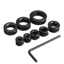 Conjunto de colar de broca de parada de furadeira 3-16 mm com anel limitador de broca de chave sextavada