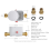 Υπερηχητικός μετρητής νερού Tuya Zigbee DN20 με βαλβίδα LCD με οθόνη νερού 3