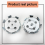 2pcs Impeller Mixing Attachment Electric Drill Rod Attachment 7