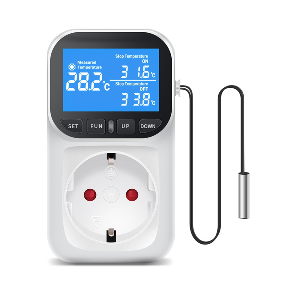 Digital Temperature Controller with Sensor EU Plug