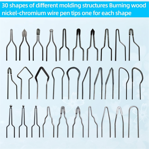 30pcs ,Nickel-Chromium Wire Pen Tip Wood Burning Tool 2