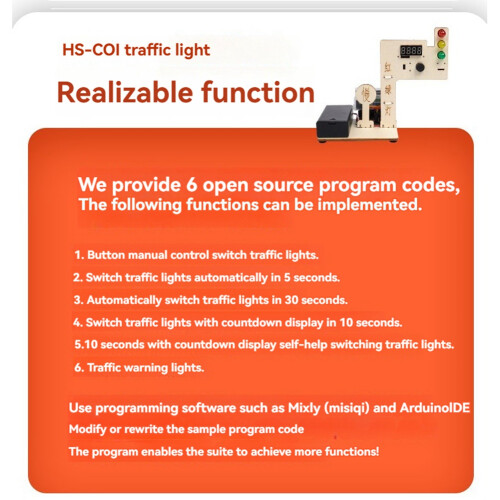 Súprava na inteligentné programovanie dopravných svetiel pre domácich ...