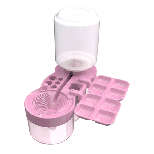 Pinselwascher Pinsel und Farbwascher Pink