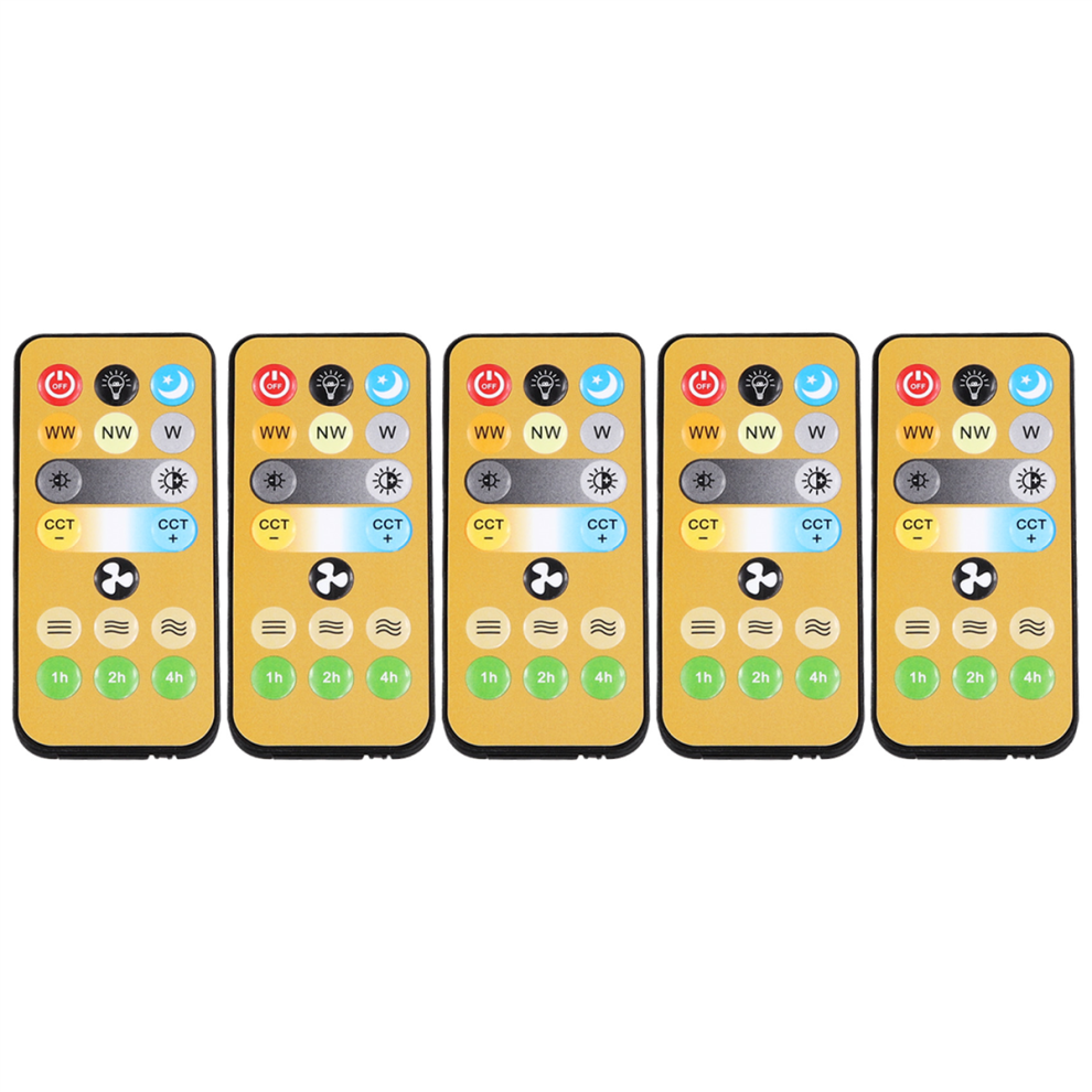 5Pcs Wireless Switches, 3-Speed Timing Remote Control 4711294604763