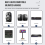 GM1.1 MicrofoonHandheld Karaoke Microfoon Wit EU Plug 1