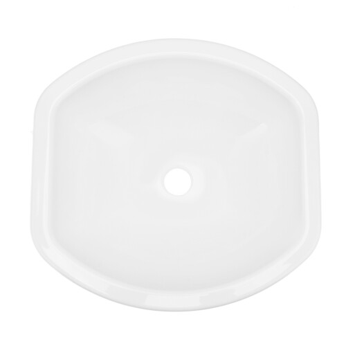 404x384x130mm White Vessel Sink Bowl Modern 1