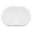404x384x130mm White Vessel Sink Bowl Modern 3