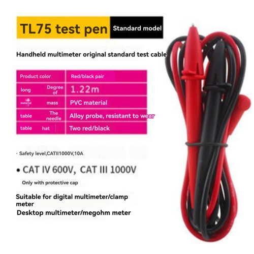 TL175 Twistguard Test Leads Clampmeter Test Lead Set 1
