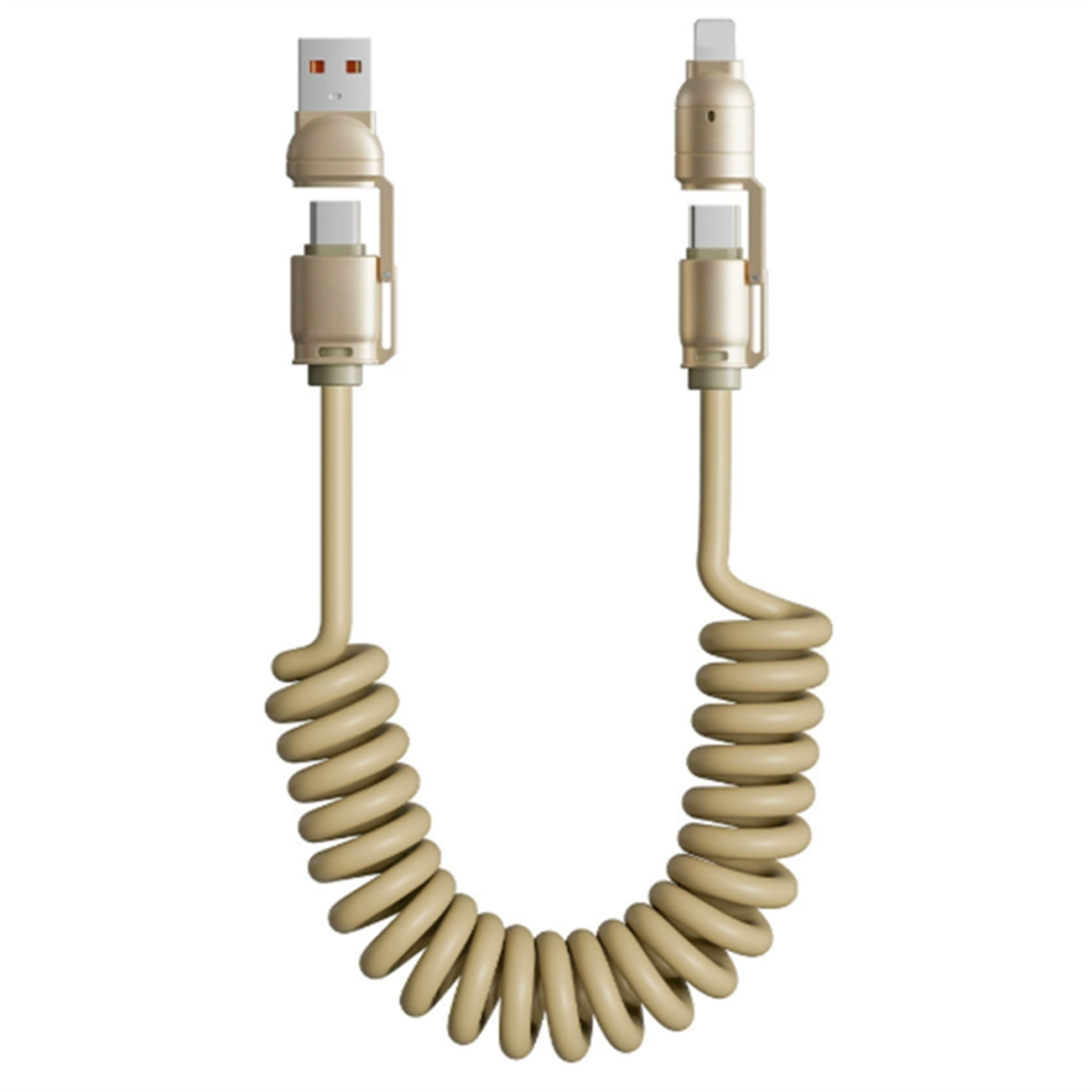 Super Fast Charging Car Spring Data Cable For Gold 4711294618920