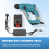 Brushless Hammer Drill, SDS-Plus Cordless Hammer Drill EU Plug 4
