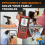 Handheld Wall Metal Detector Scanner with Positioning Hole Wooden 7