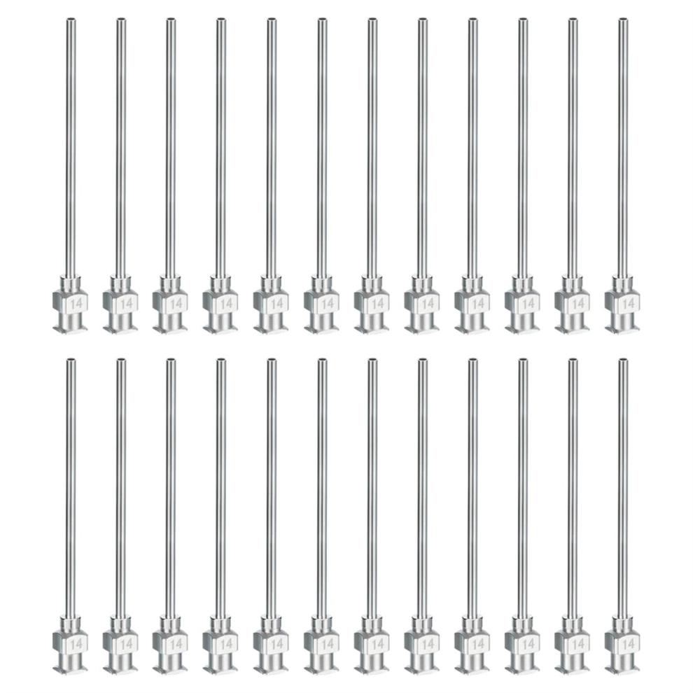 Blunt Tip Dispensing Needle,24Pcs 2 Inch Liquid Dispenser Needles,14G 4711294626543