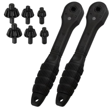 Drill Chuck Ratchet Spanner, 2-in-1 Ratchet Drill Chuck Key Wrench