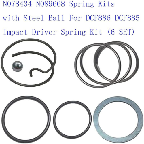 N078434 Κιτ ελατηρίων για κρουστικό κλειδί 20V DCF885 DCF886 1