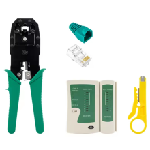 Krimpovací kleště RJ45, krimpovací kleště RJ11, krimpovací kleště RJ45, řezačka krimpovacích kleští, odizolovací kleště