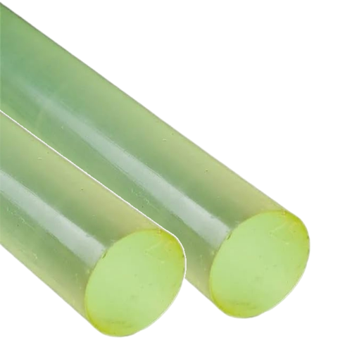 2 stuks massief polyurethaan ronde staaf diameter hoge elastische rubber PU