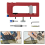 Door Hinge Jig Mortiser: Adjustable Template Kit for Easy Hinge Installation with Self-Centering Drill Bit and Depth Gauge 4
