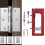 Door Hinge Jig Mortiser: Adjustable Template Kit for Easy Hinge Installation with Self-Centering Drill Bit and Depth Gauge 2