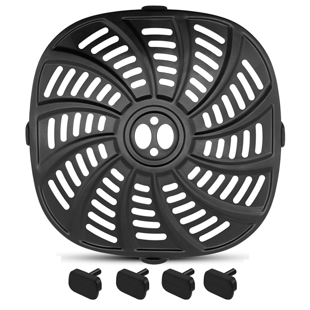 Air Fryer Grill Pan For Gaf716 Gaf798 7Qt Air Fryer Black