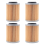 4PCS Motorcycle Oil Filter for CF500 400 500Cc Cforce Zforce 2