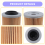 4PCS Motorcycle Oil Filter for CF500 400 500Cc Cforce Zforce 6