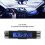 K01 Car Thermometer Clock 8.5x1.7cm Luminous LCD Battery-Powered 8