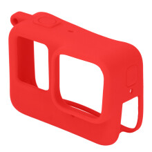 Durable Silicone Lens Cap for Insta360 Ace Pro Waterproof Red