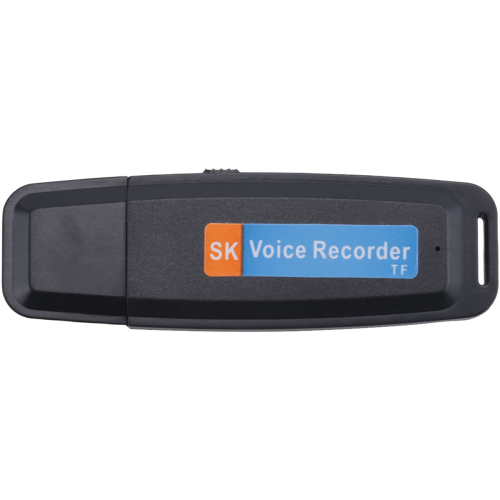 Portable Rechargeable U-Disk USB Digital Audio Voice Recorder-Black 2