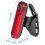 8-pack USB oplaadbare LED-fietsachterlicht, voor racefietsen 5