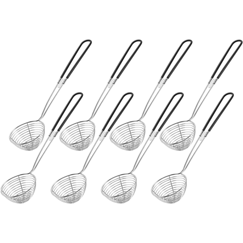 Hot Pot-si i rustfrit stål, mini-mesh-skimmer med håndtag