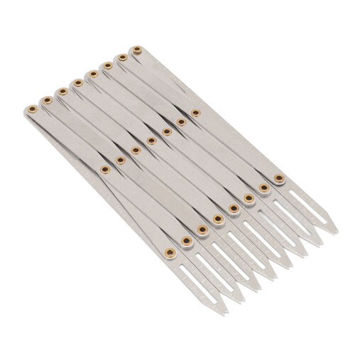 Expanding Sewing Gauge Aluminum 8 Heads Button 2