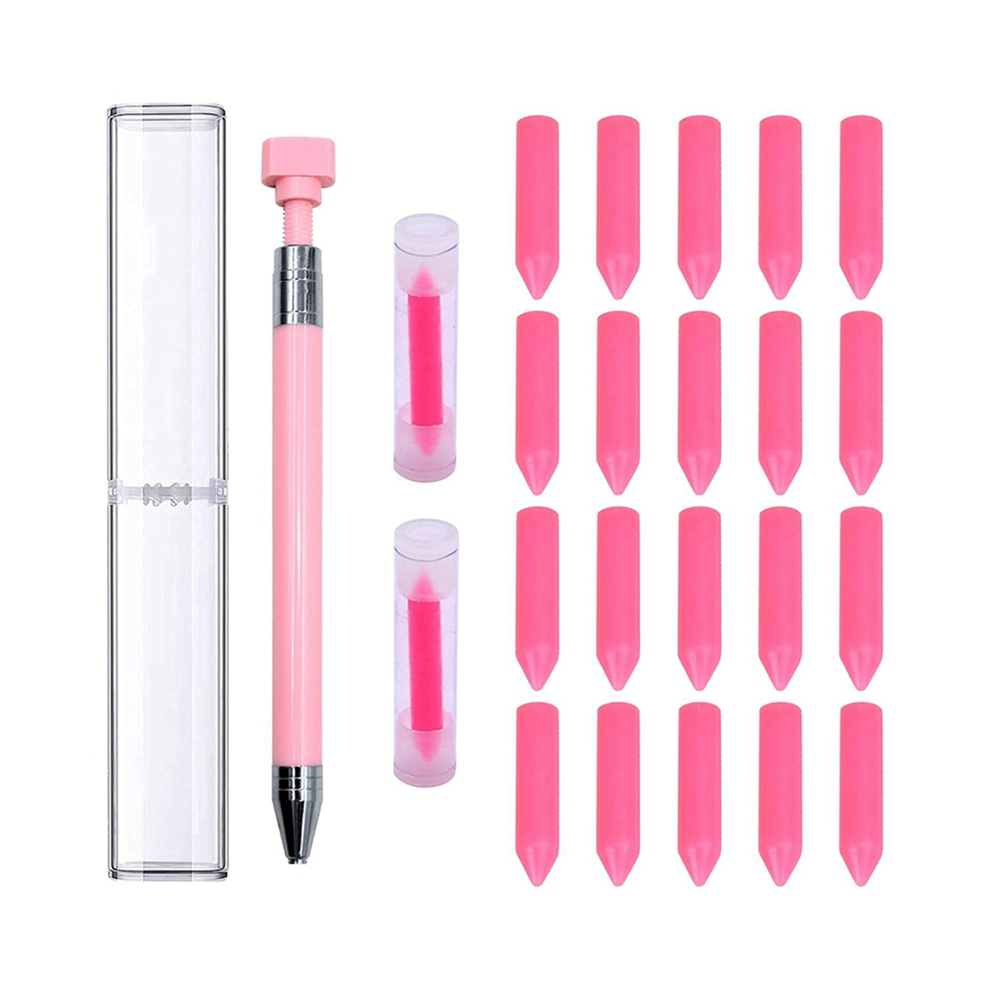 Kit De BolíGrafos, 2 BolíGrafos De Cera Con 32 Ceras (Rosa)-image