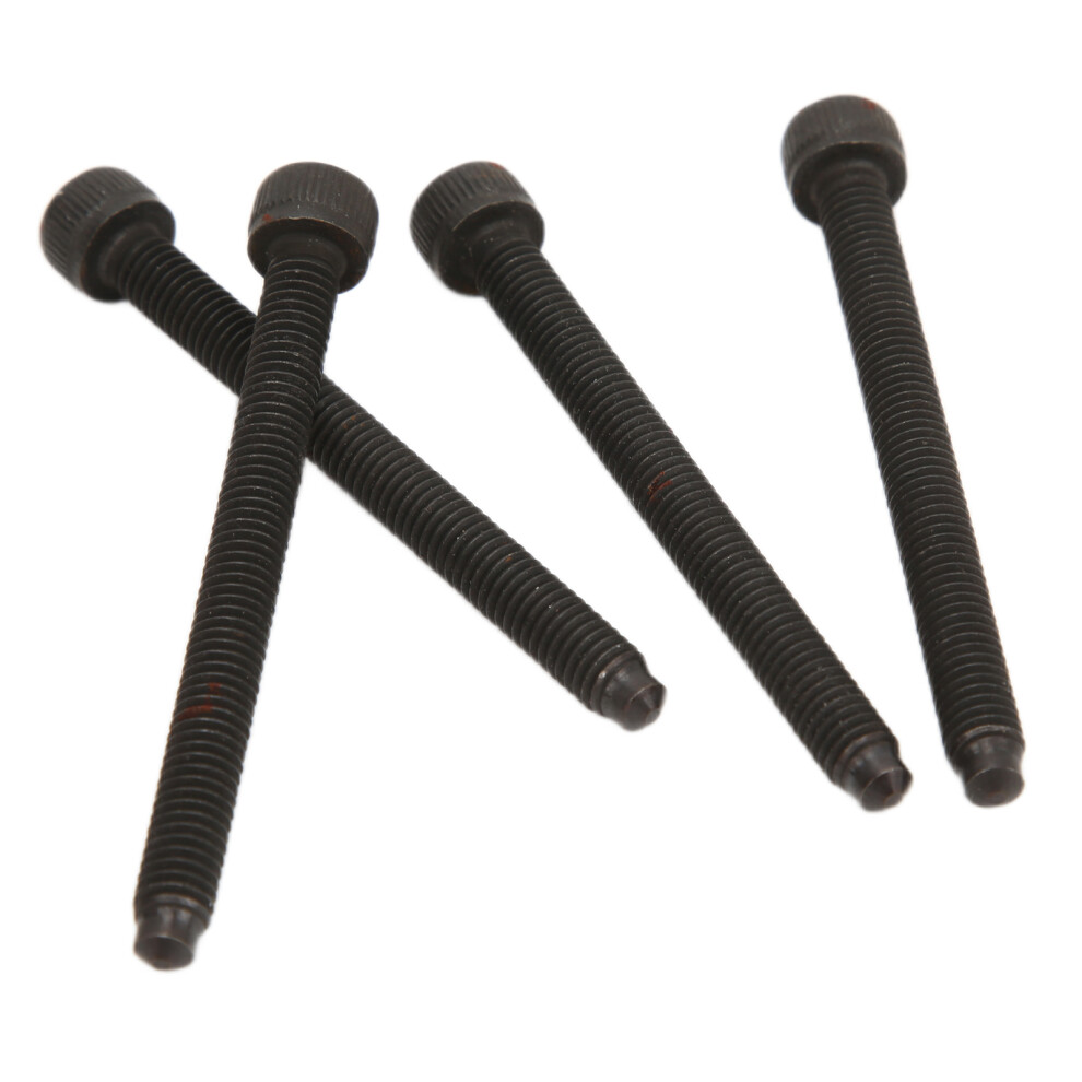 4Pcs Iron Injector Bolts Set For Audi A3 Cabriolet 2008-2009 Black 4901333202535