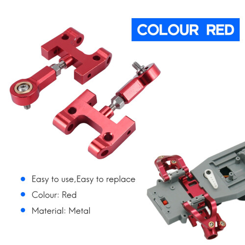 Metal Steering Cup Upper Lower Swing Arm for D12 1/10 RC,1 2
