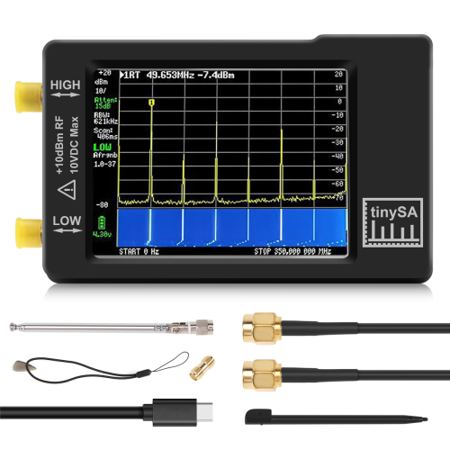 Vylepšený spektrálny analyzátor, vstup MF/HF/VHF UHF