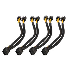 4 buc. Splitter CPU cu 8 pini, ATX, mamă la dublu 8(4+4) pini, EPS, 12V