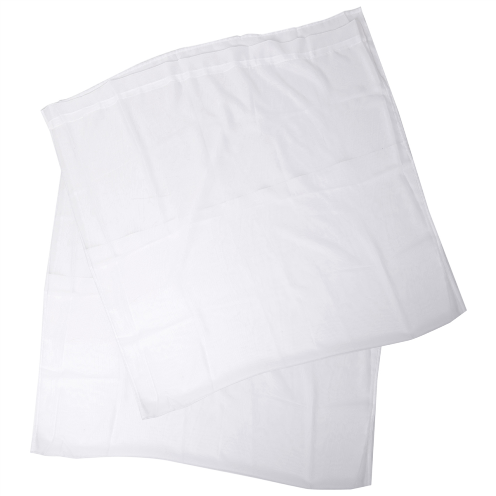 Witte Transparante Gordijnen Van 90 Inch Lang, 2 Panelen-image