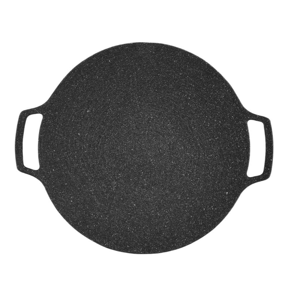 35cm Cast Iron Frying Pan Induction Cooker Open Flame Cooking Pot-image-OPC-PJBVCDZ-NEW
