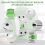 Interruttore differenziale AC 2P 6KA RCCB RCD 230V Interruttore differenziale 2P 16A 10MA 7