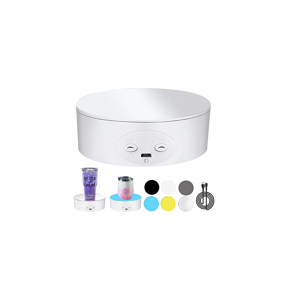 Cup Turner Rotating Display Stand for Tumblers, 360 Degree Turntable