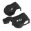 2 pezzi copri forcella anteriore in ABS per XC/SX 125-450cc Nero 13