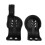 2 pezzi copri forcella anteriore in ABS per XC/SX 125-450cc Nero 12
