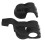 2 pezzi copri forcella anteriore in ABS per XC/SX 125-450cc Nero 10