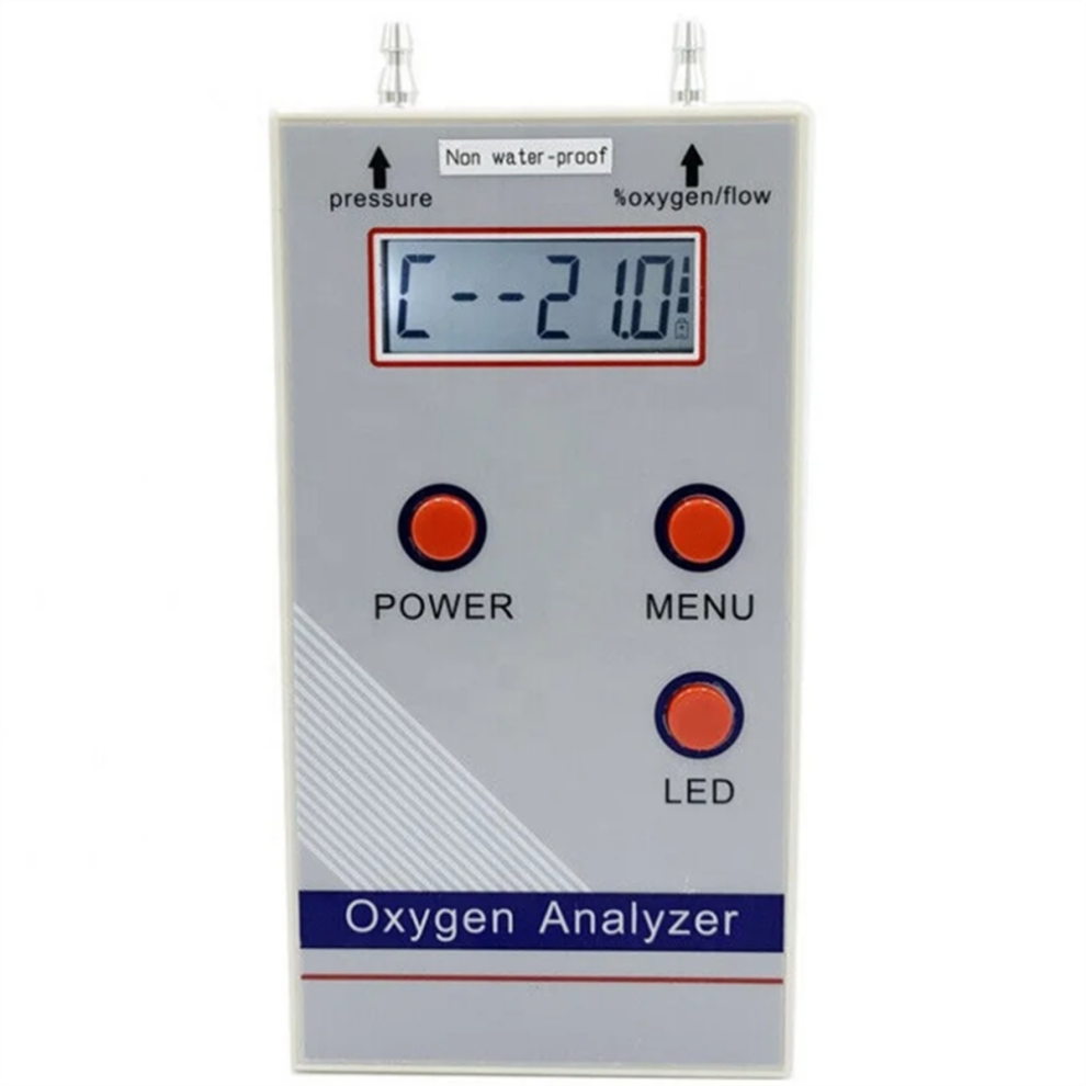 Bez Marki Oxygen Analyzer O2 Oxygen Concentration Meter 21%-95.6% Eu Plug