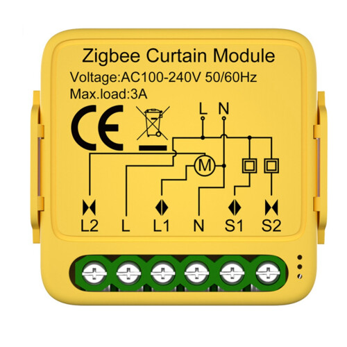 Modul de comutare a perdelei Tuya Zigbee, motor conectat pentru obloane rulante